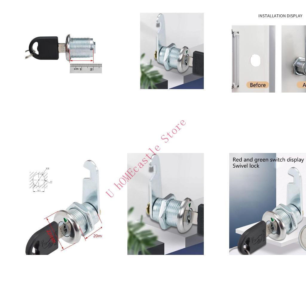 63HF 2set Cabinet Cams Lock wi - огляд і ціна Furniture Hardware Latch
