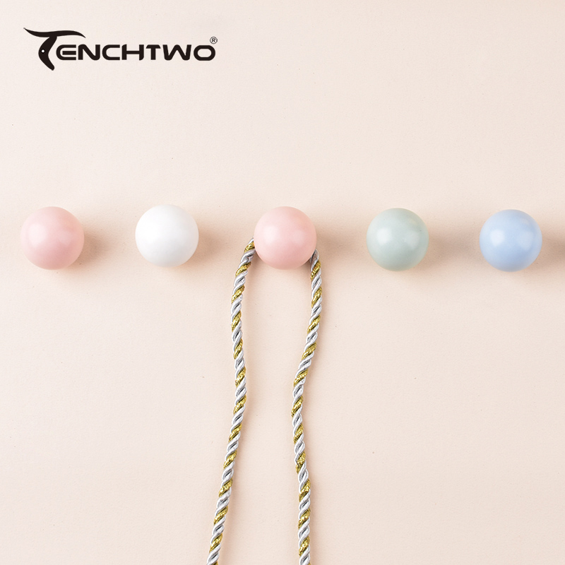 Round Ceramic Hook Clothes Han - огляд і ціна Furniture Hardware Latch