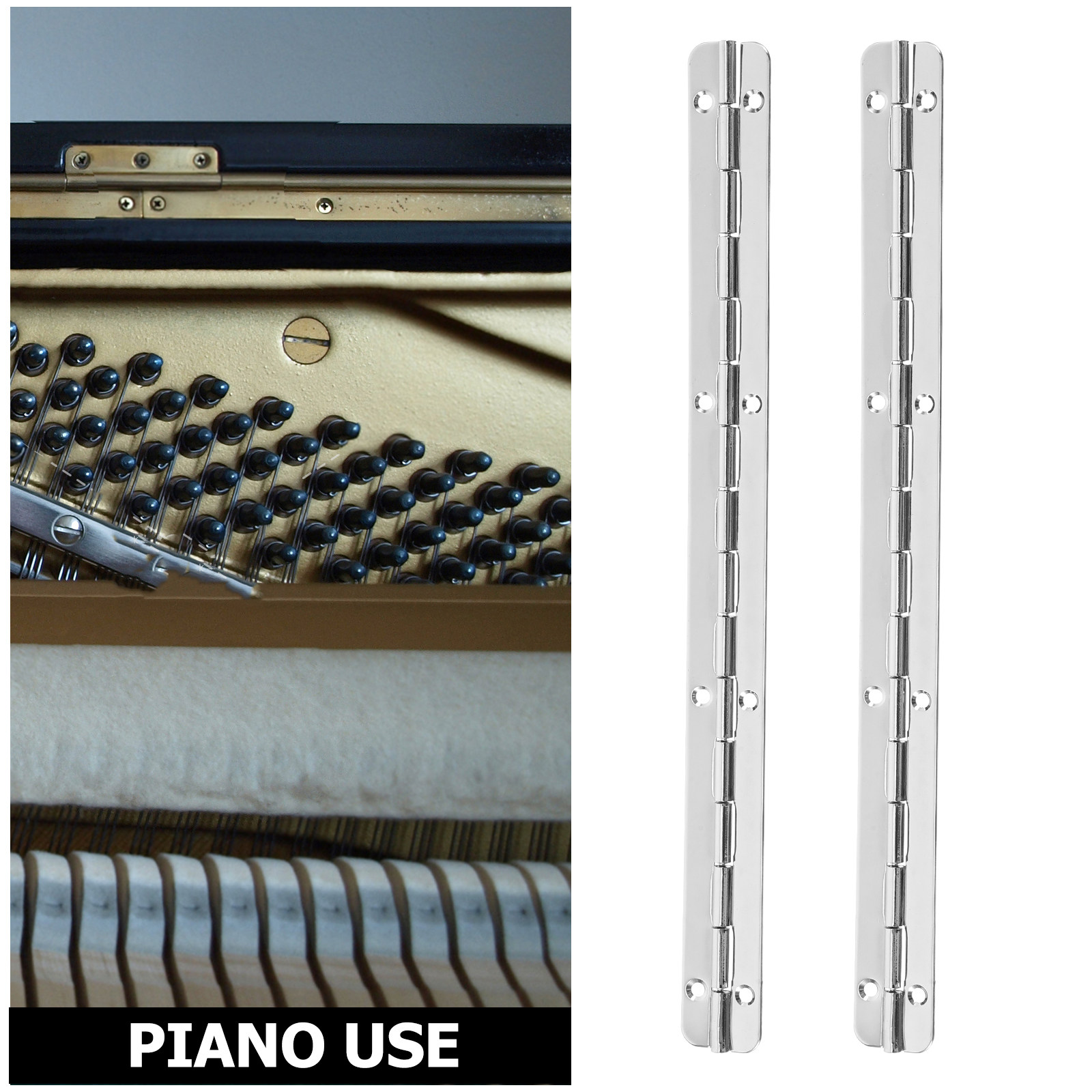 3Pcs Iron Hinges Wood Box Fold - огляд і ціна Piano Hinge Continuous