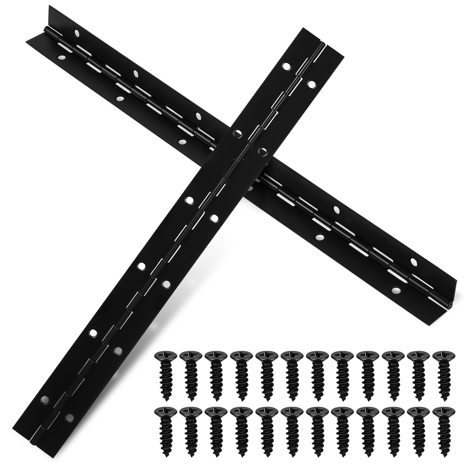 2Pcs Black Iron Piano Hinge He - огляд і ціна Piano Hinge Continuous