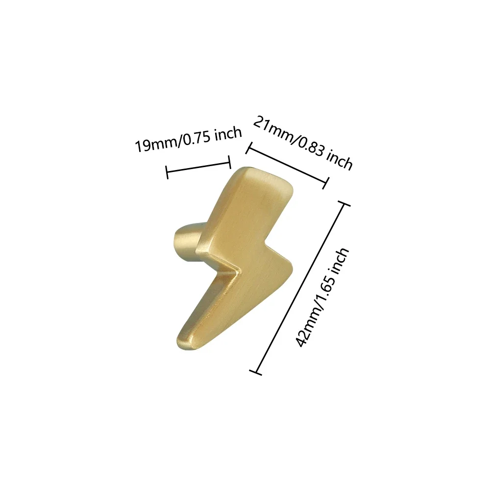 Lightning Design Brass Cabinet - огляд і ціна Unique Furniture Hardware Pulls