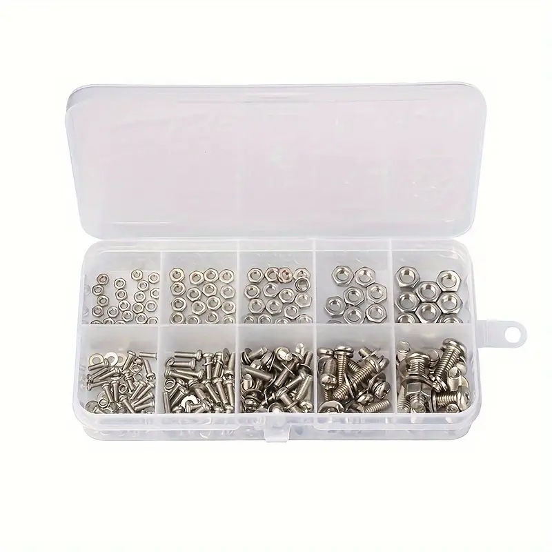 320PCS Hex Nuts & Bolts Set M2 - огляд і ціна Furniture Hardware Repair