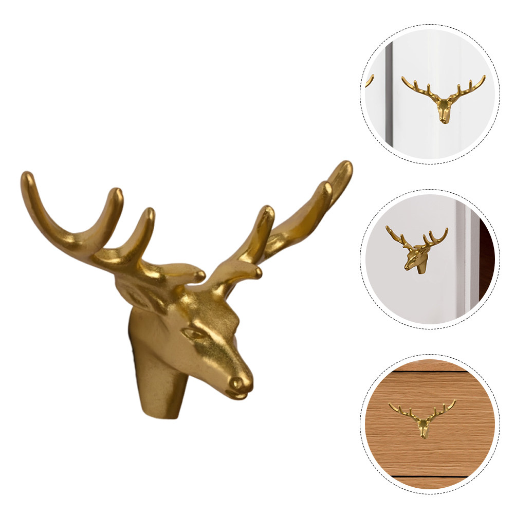 Brass Deer Pull Unique Cabinet - огляд і ціна Unique Furniture Hardware Pulls