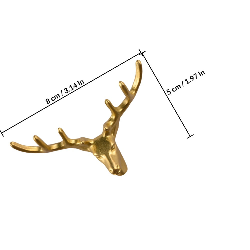 Brass Deer Pull Unique Cabinet - огляд і ціна Unique Furniture Hardware Pulls