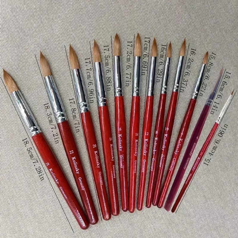 Kolinsky Acrylic Brush Wood Ha - огляд і ціна Furniture Hardware Nails
