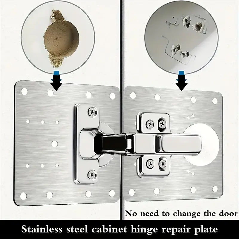 Cabinet Hinge Repair Plates Ki - огляд і ціна Furniture Hardware Repair