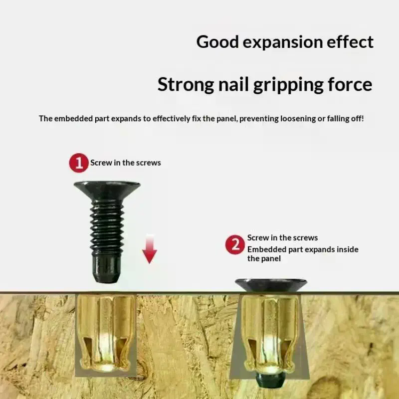 10Pcs Hinge Nut Screw Cabinet  - огляд і ціна Furniture Hardware Repair