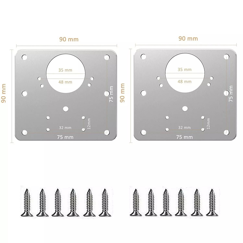 2/10Pcs Sets Hinge Repair Plat - огляд і ціна Furniture Hardware Repair