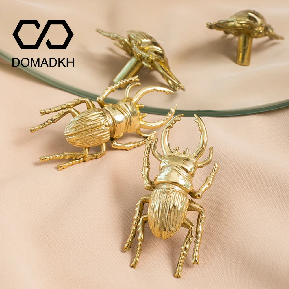 Brass Beetle Drawer Pulls Inse - огляд і ціна Unique Furniture Hardware Pulls