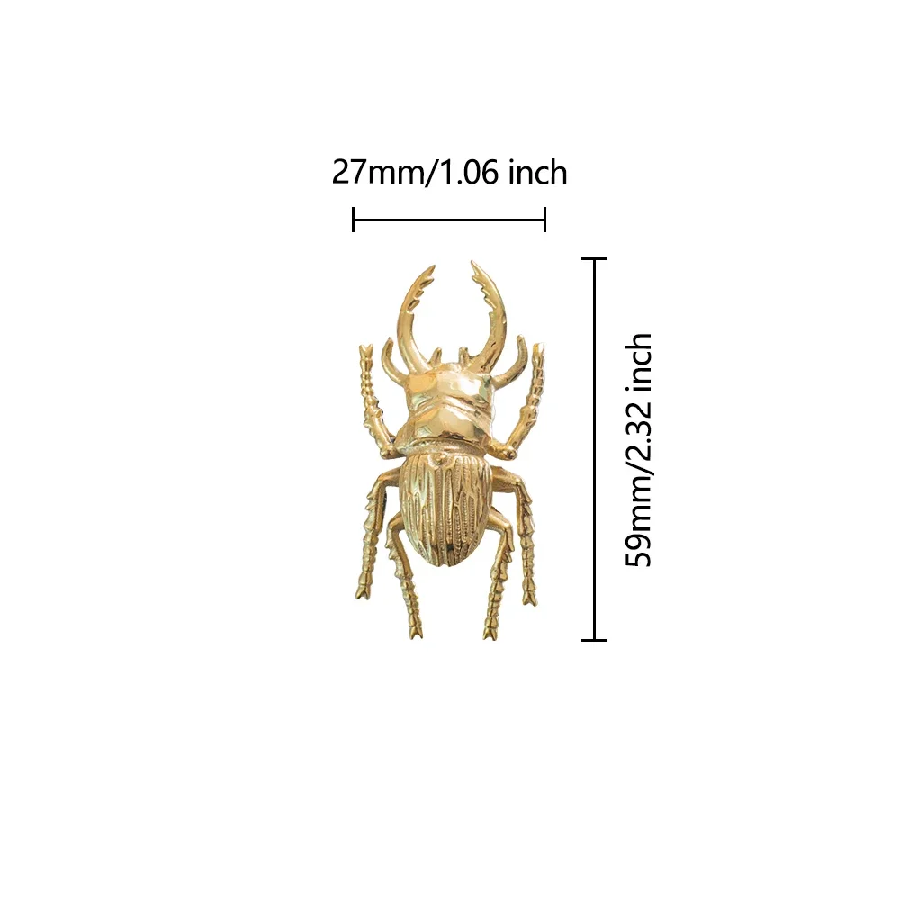 Brass Beetle Drawer Pulls Inse - огляд і ціна Unique Furniture Hardware Pulls