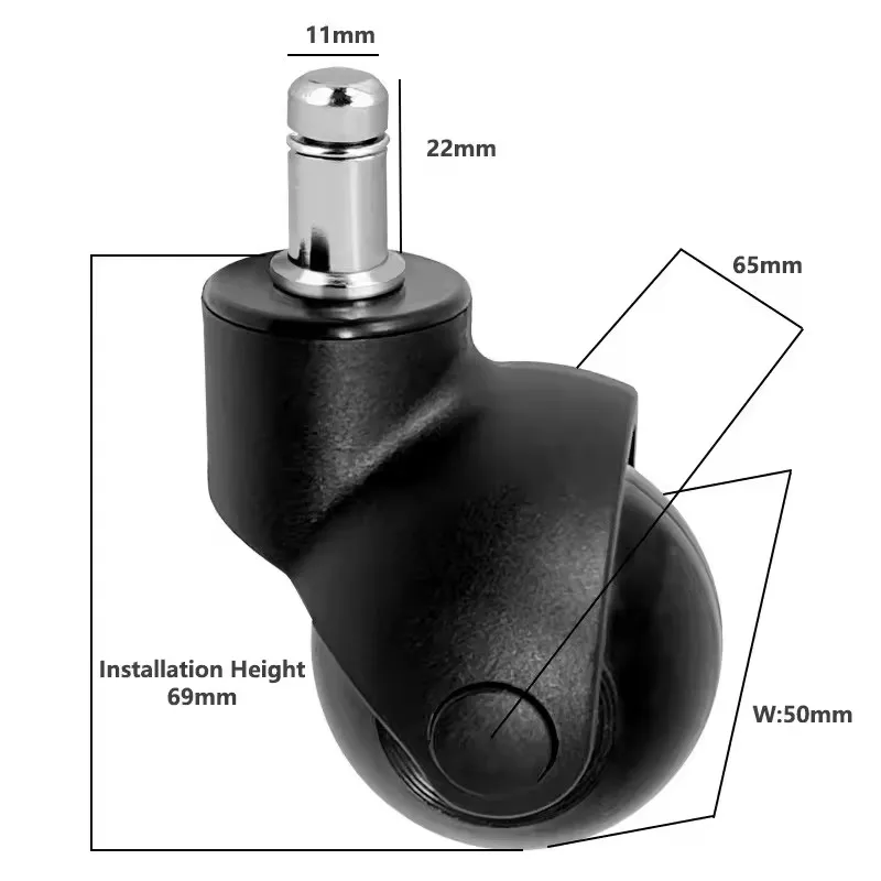 (5 Packs) 2 Inch Ball Type Fur - огляд і ціна Furniture Screw Type