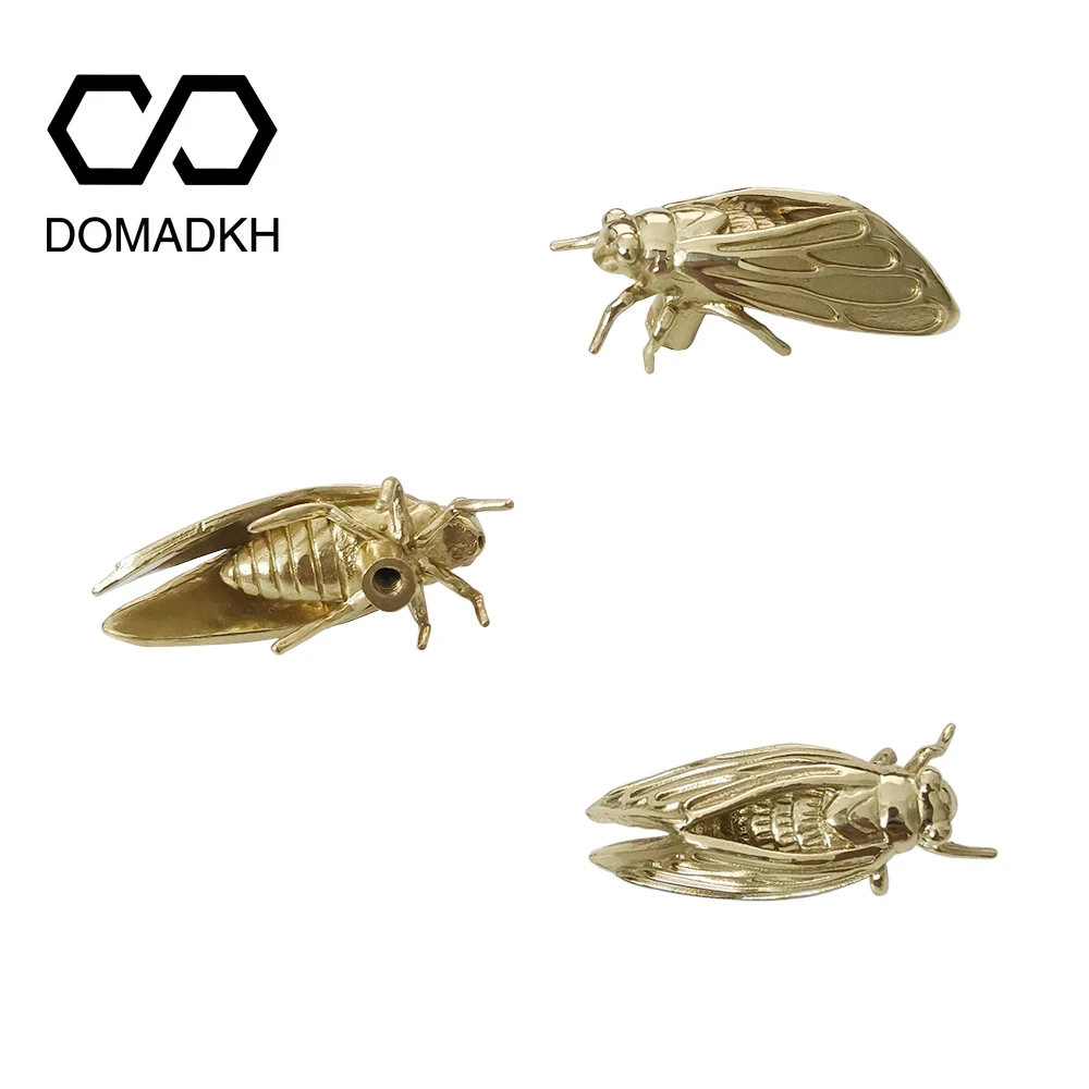 Brass Cicada Cabinet Door Knob - огляд і ціна Unique Furniture Hardware Pulls