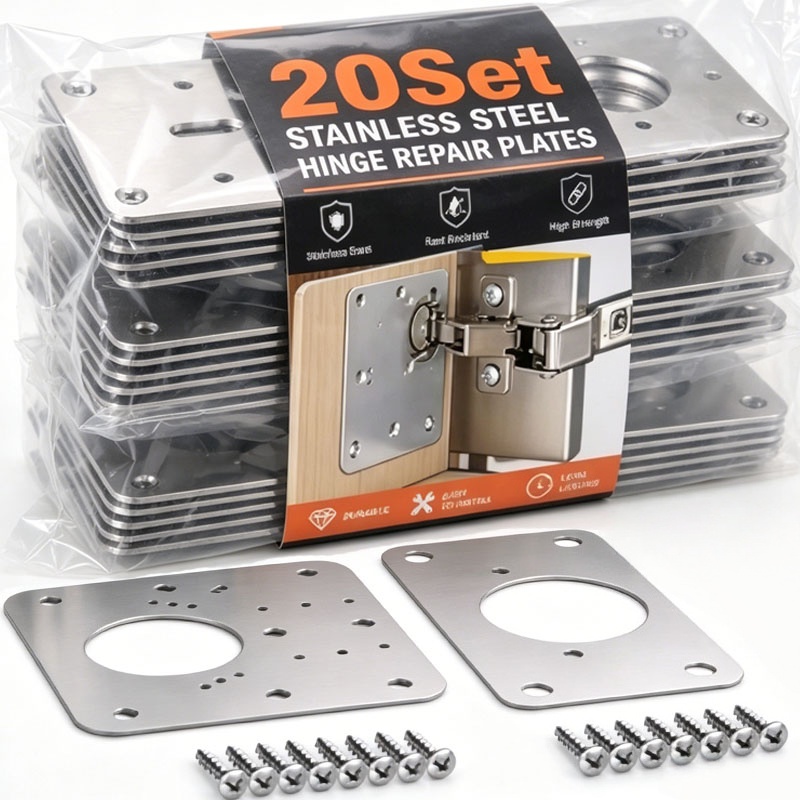 Cabinet Door Hinge Repair Plat - огляд і ціна Furniture Hardware Repair