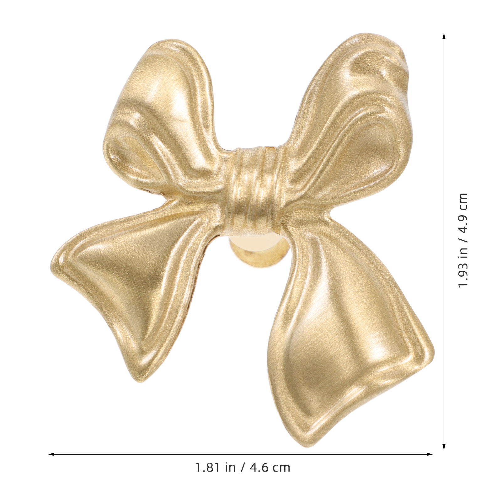 Bow Drawer Pull Brass Bowknot  - огляд і ціна Unique Furniture Hardware Pulls