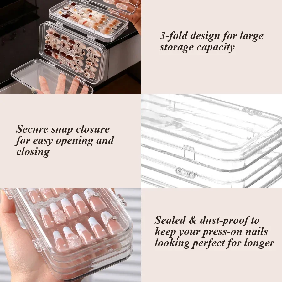 Clear Foldable Press On Nail S - огляд і ціна Furniture Hardware Nails