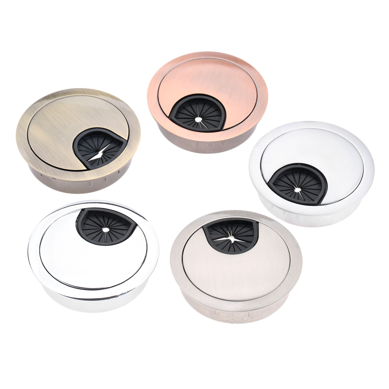 1Pc Zinc Alloy Desk Wire Hole  - огляд і ціна Furniture Hardware Outlet