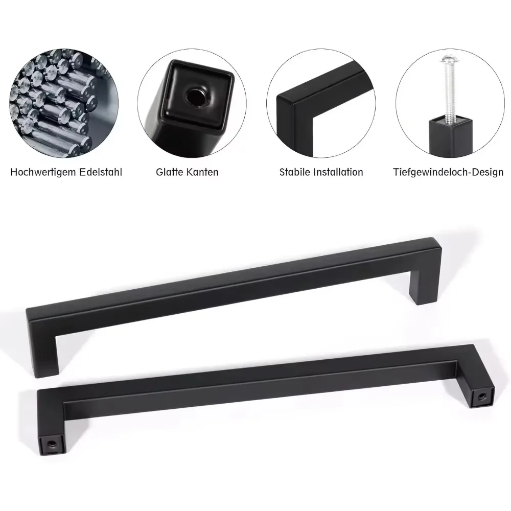 6/18pcs Stainless Steel Square - огляд і ціна Furniture Hardware Factory