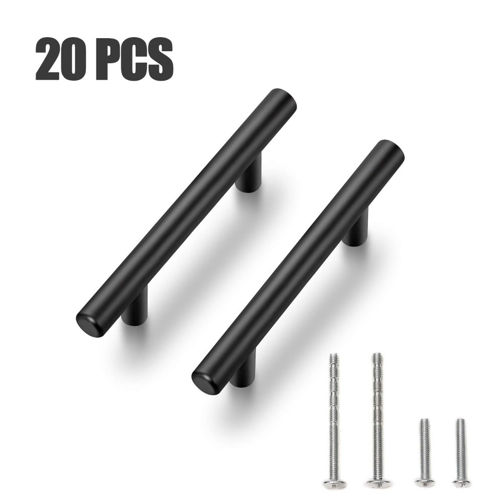 20 PCS Cabinet Pulls Matte Bla - огляд і ціна Furniture Hardware Factory