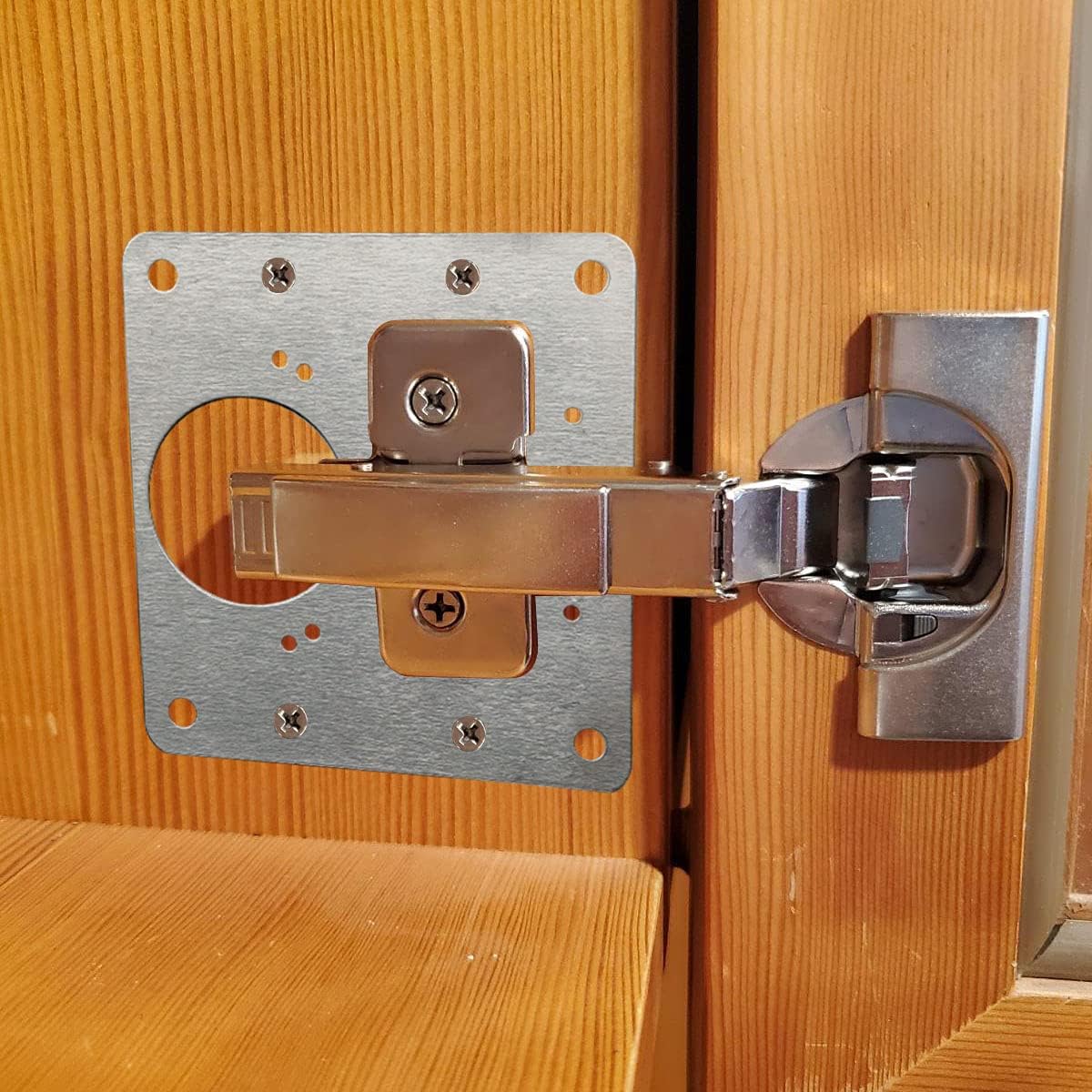 Cabinet Door Hinge Repair Plat - огляд і ціна Furniture Hardware Repair