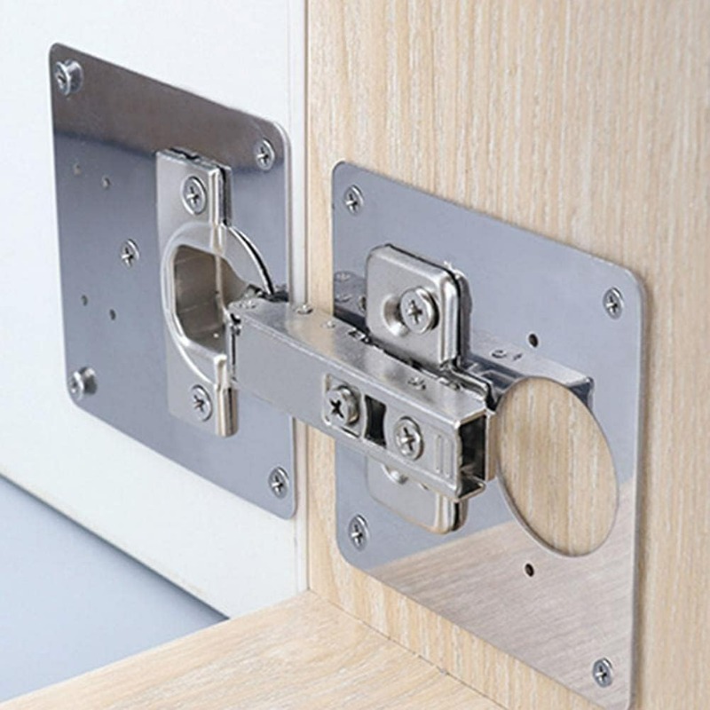 Cabinet Door Hinge Repair Plat - огляд і ціна Furniture Hardware Repair