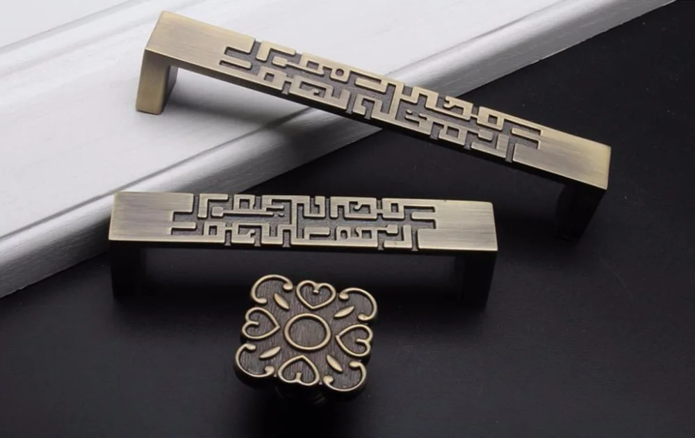 2 pcs Chinese Style Drawer Dra - огляд і ціна Unique Furniture Hardware Pulls