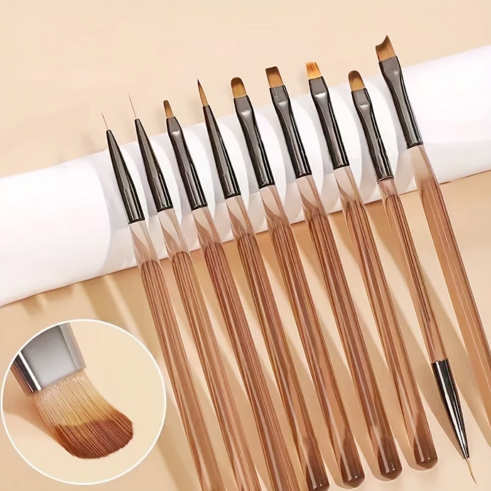 9PCS Nail Brush for Nail Art D - огляд і ціна Furniture Hardware Nails