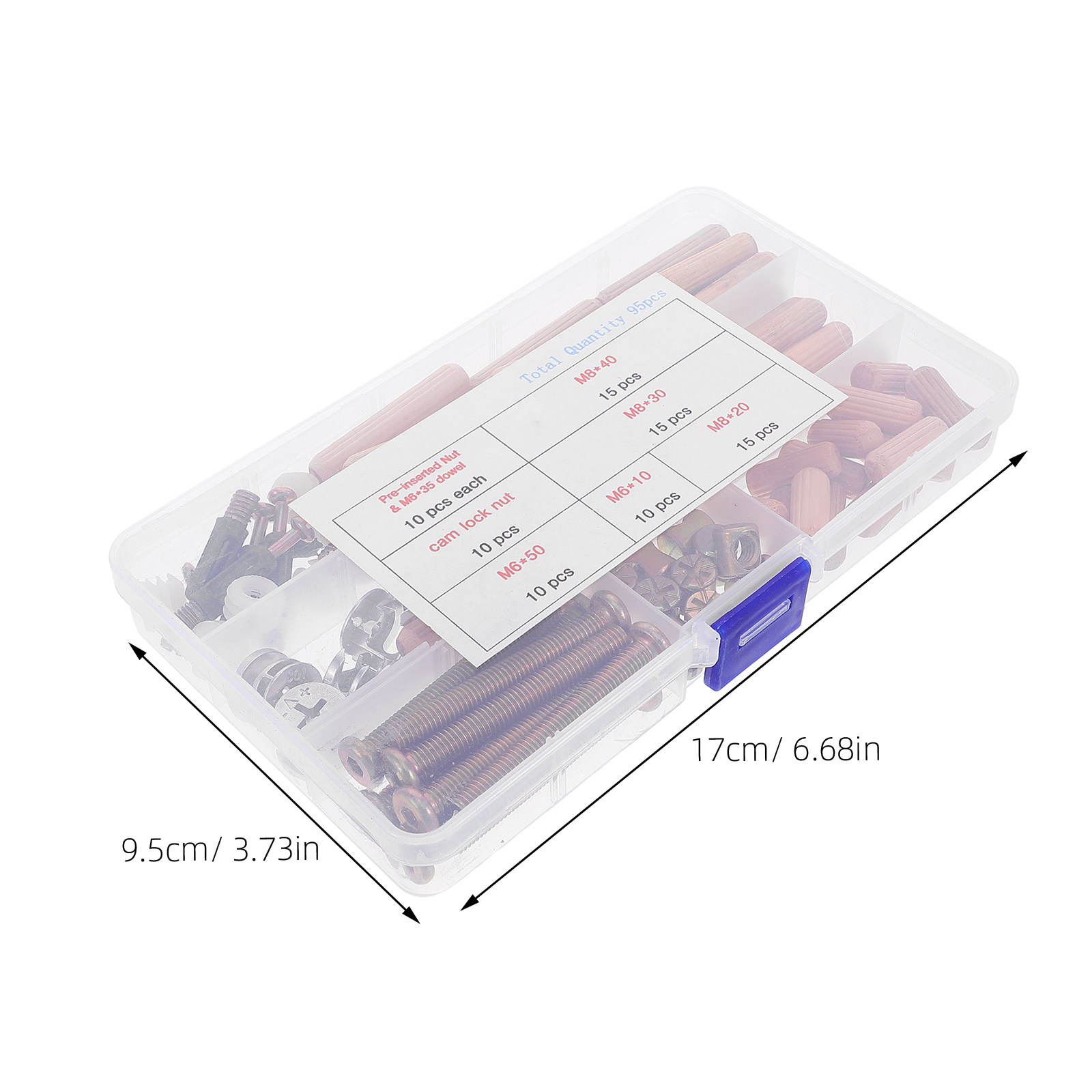 95Pcs Bunk Bed Hardware Connec - огляд і ціна Furniture Hardware Wood