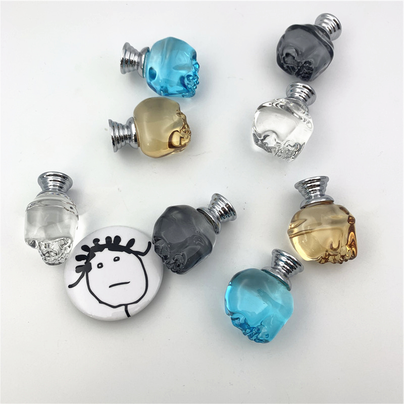 LCH  Clear Crystal Skull Shape - огляд і ціна Unique Furniture Hardware Pulls