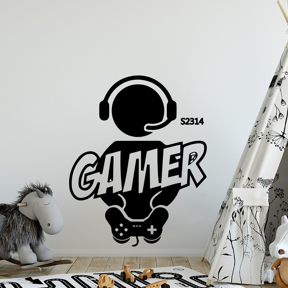 1pc Gamer Wall Art Decal For K - огляд і ціна Furniture Hardware Factory