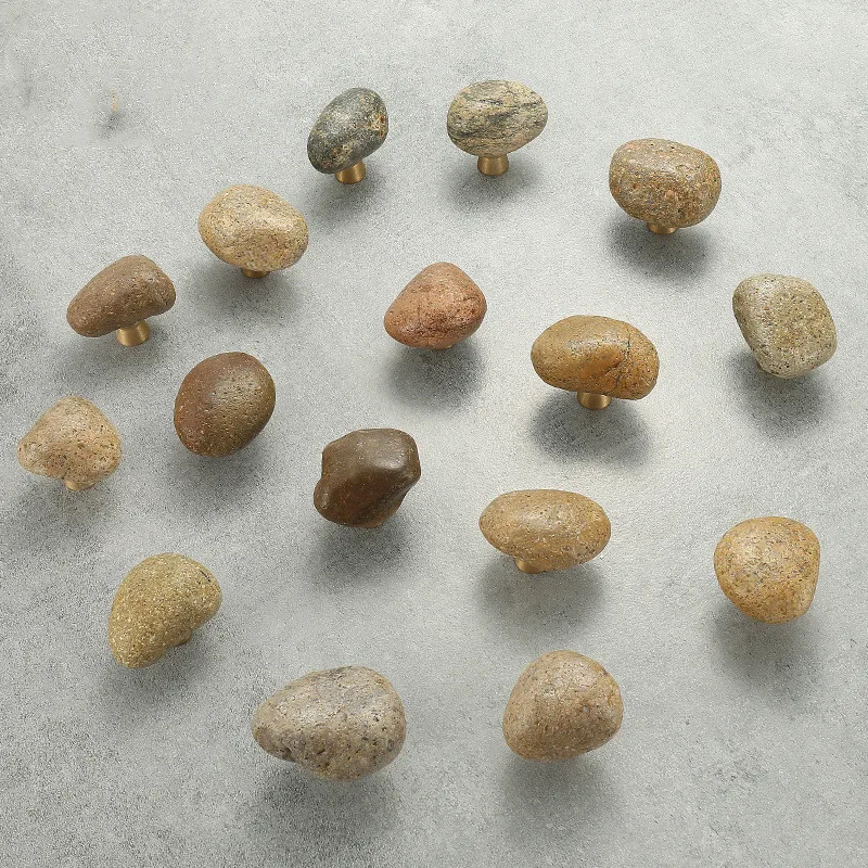 1 Pc Unique Natural Stone + Zi - огляд і ціна Unique Furniture Hardware Pulls